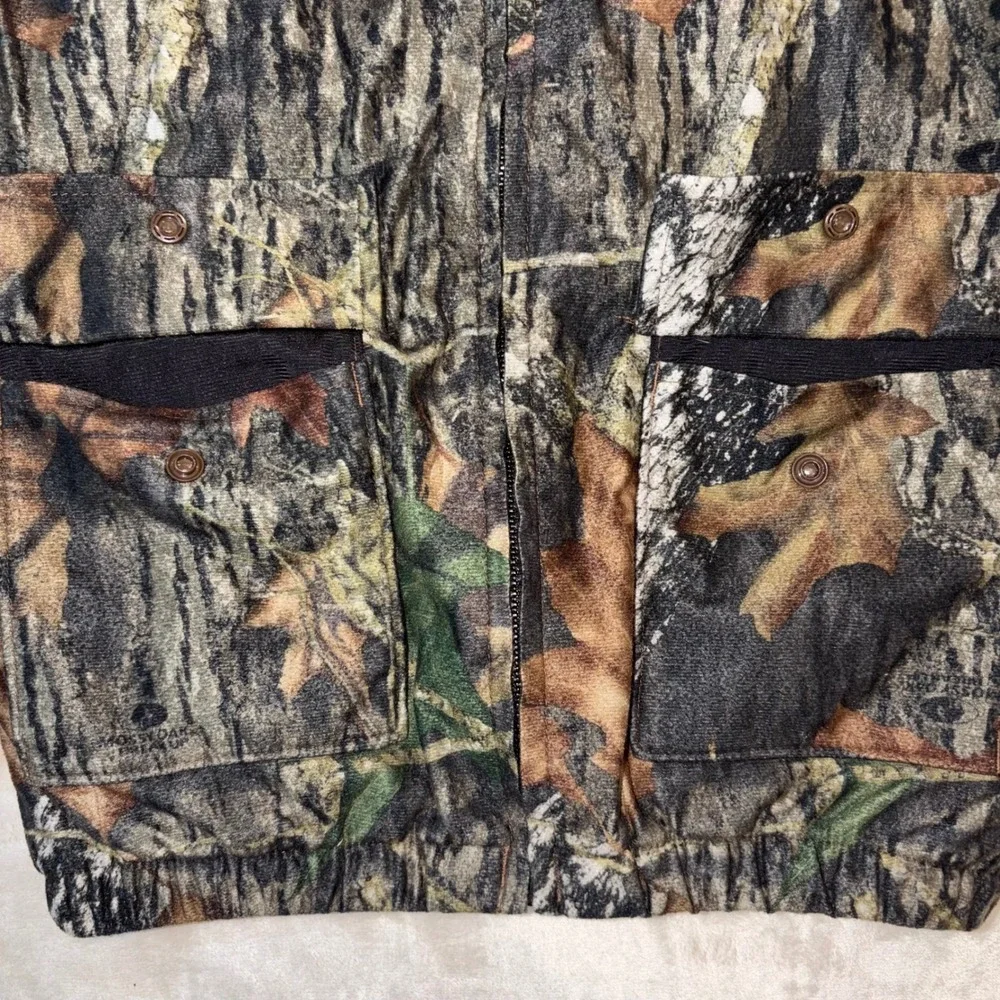 Stearns Dry Wear Mossy Oak Breakup Camo Hunting Jacket Full Zip Youth Large H680